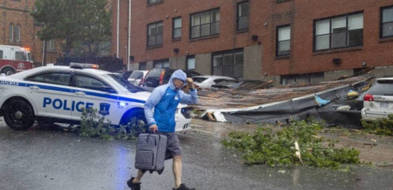 L’ouragan Dorian arrive sur le Canada