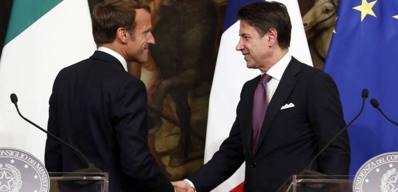 Emmanuel Macron et Giuseppe Conte d’accord pour une répartition européenne des migrants