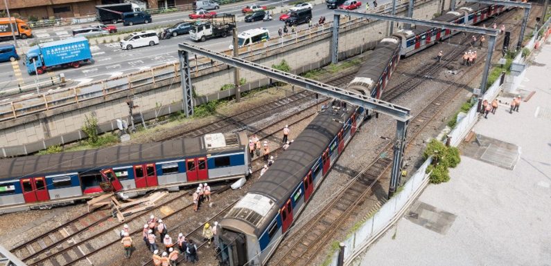 Hong Kong: Huit personnes blessées après le déraillement d’un métro en une heure de pointe