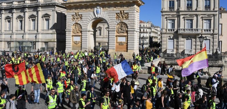 « Gilets Jaunes » : Plus de 600 manifestants à Montpellier, heurts à Rouen