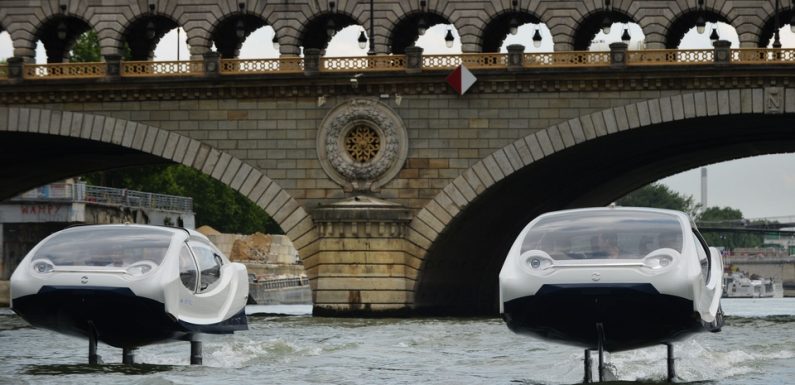 Paris : Une expérimentation grandeur nature sur la Seine pour les SeaBubbles