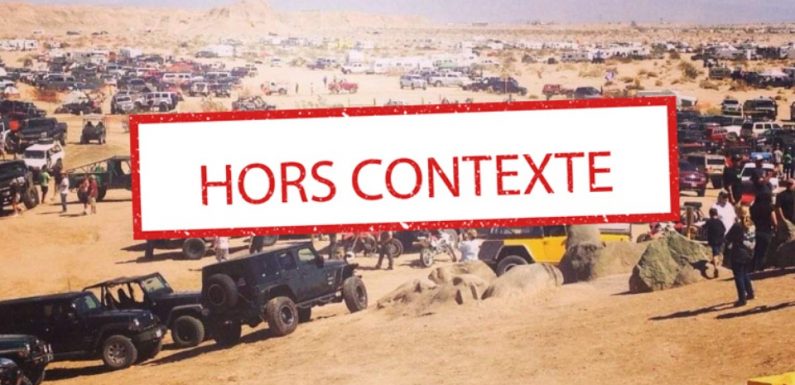 Non, cette photo ne montre pas des voitures « camper » aux abords de la zone 51