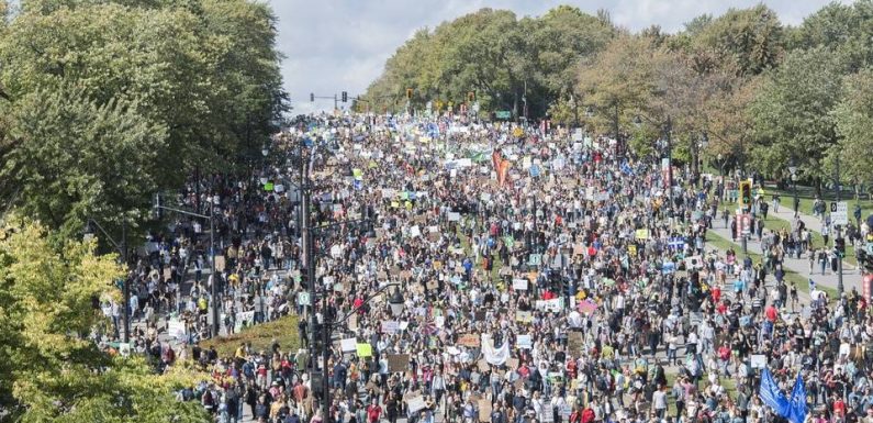Grève du climat : 500.000 manifestants à Montréal avec Greta Thunberg selon les organisateurs