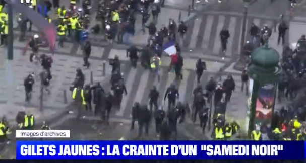 Gilets Jaunes : la crainte d’un « samedi noir »