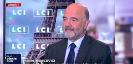 Moscovici embarrassé quand LCI lui rappelle ses phrases assassines sur Macron