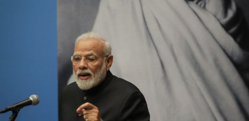 Le premier ministre indien primé pour son plan toilettes
