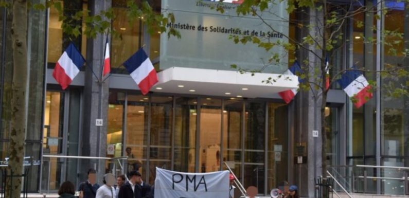Des Parisiens devant le ministère de la santé pour dire à Mme Buzyn qu’un enfant ne peut pas être volontairement privé de père