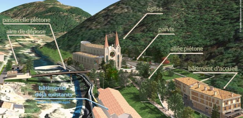Les travaux du site de Notre-Dame des Neiges à Saint-Pierre-de-Colombier en Ardèche progressent