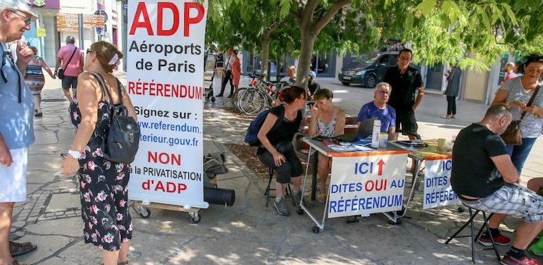« L’absence de médiatisation du RIP sur ADP est purement déloyale »