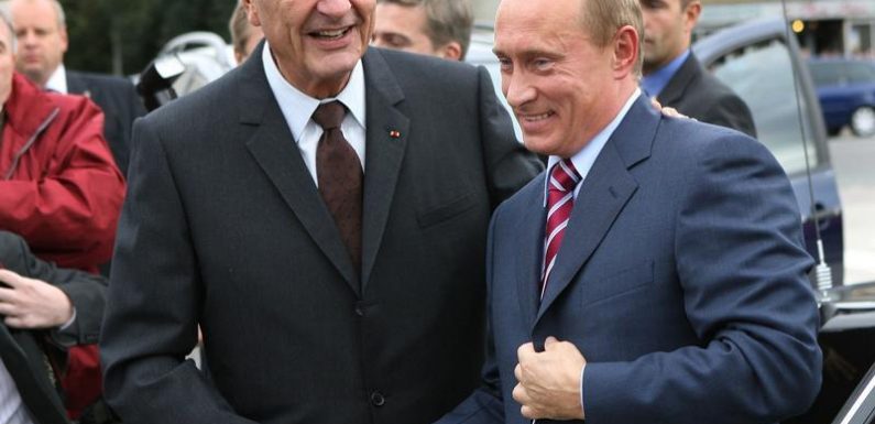 Pour Vladimir Poutine, Chirac était un “véritable intellectuel”