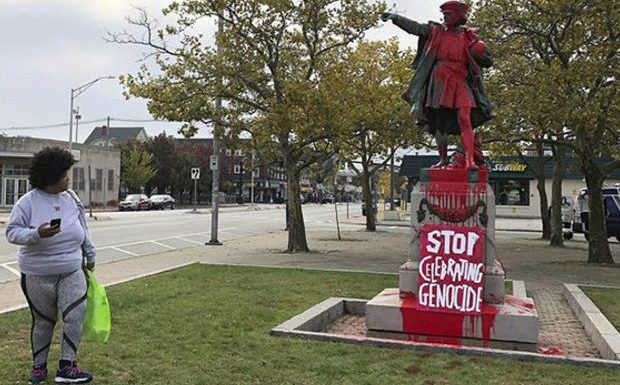 Etats-Unis : deux statues de Christophe Colomb vandalisées car il serait « le plus grand colonisateur de l’histoire »