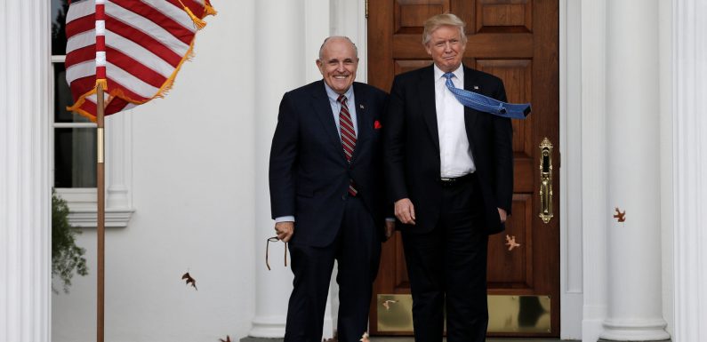 Republicans Plan To Save Trump By Blaming Everything On Rudy Giuliani