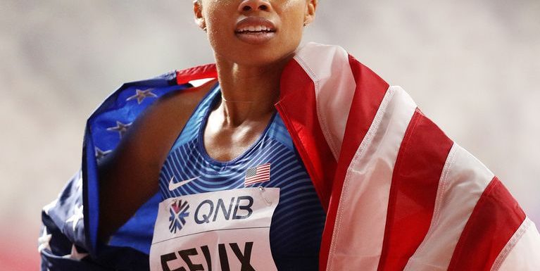 Seulement 10 mois après avoir accouché, Allyson Felix détrône Usain Bolt