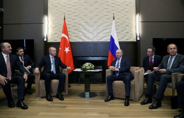 Erdogan and Putin Meet as Syria Cease-Fire Nears an End