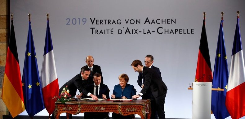 Le Parlement approuve le traité franco-allemand d’Aix-la-Chapelle