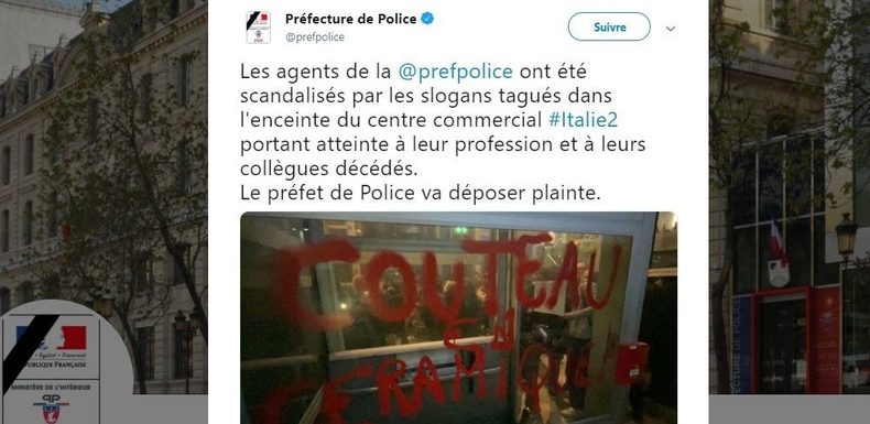 «Harpon, revient (sic)» : enquête pour «apologie du terrorisme» au sujet de tags au centre Italie 2