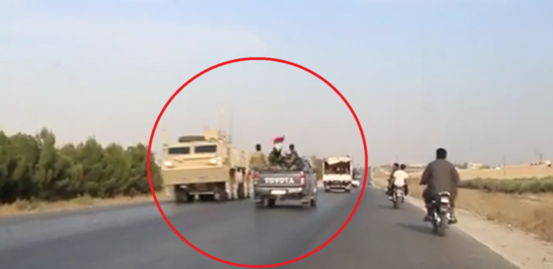 Des militaires américains et syriens se croisent sur une route au nord de la Syrie (VIDEO)