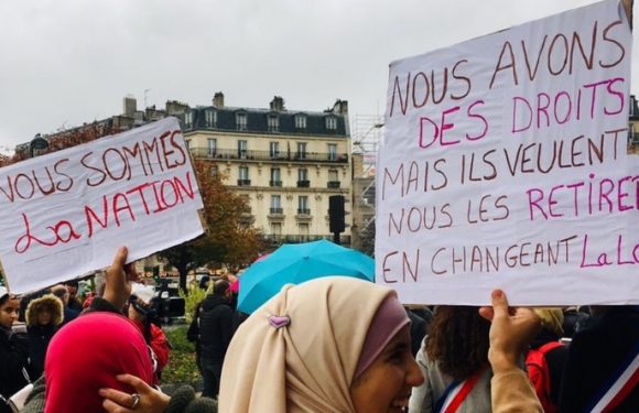 Rassemblement à Paris pour dénoncer la montée de l’islamophobie