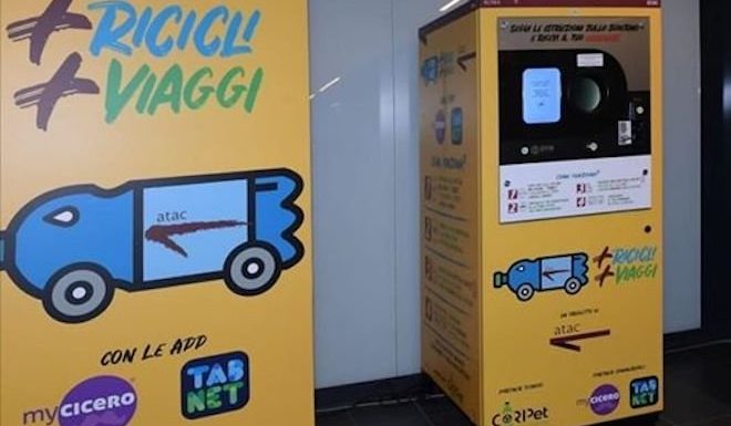 Rome a mis en place un système innovant de tickets de métro offerts en échange du recyclage de déchets plastiques