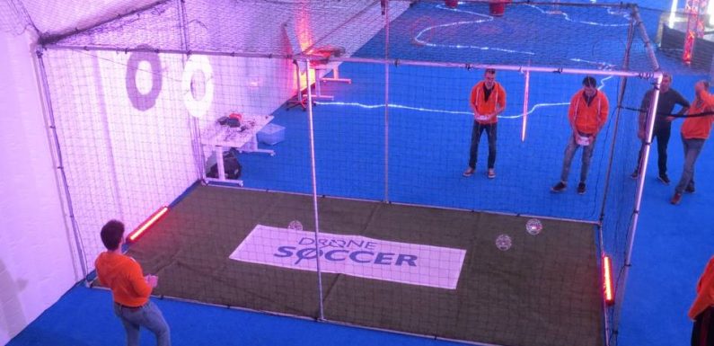 VIDEO. Vendée : Précision, concentration… C’est parti pour la pratique du drone soccer