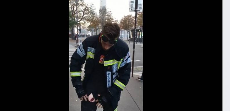 L&rsquo;homme affirmant avoir été blessé par un CRS est bien un pompier