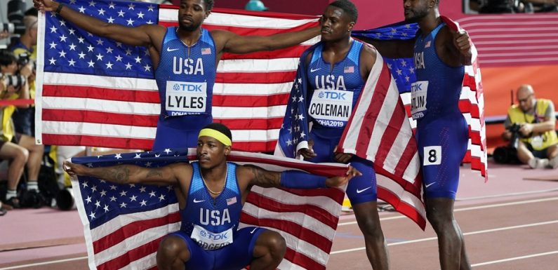 Championnats du monde de Doha: Les Américains vainqueurs du 4×100 m, les Français sombrent