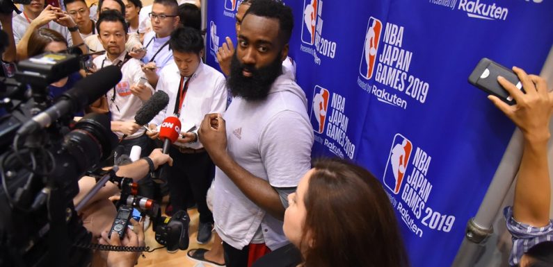 Chine : James Harden présente ses excuses après un tweet polémique de son coach sur la situation à Hong Kong