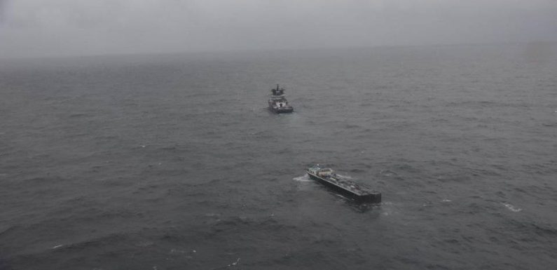 Finistère: Un morceau de bateau fantôme abandonné dans l’Atlantique