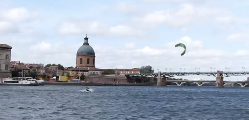 VIDEO. Toulouse : Ils ont fait du kitesurf sur la Garonne, et ça envoie
