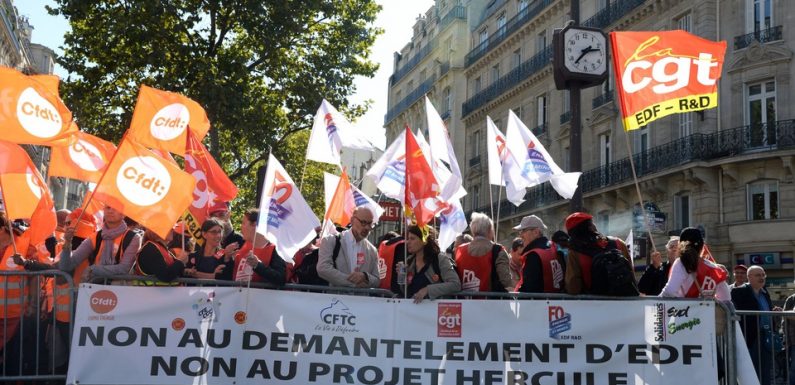 EDF : Nouvelle mobilisation des syndicats contre le projet « Hercule » de scission le 17 octobre