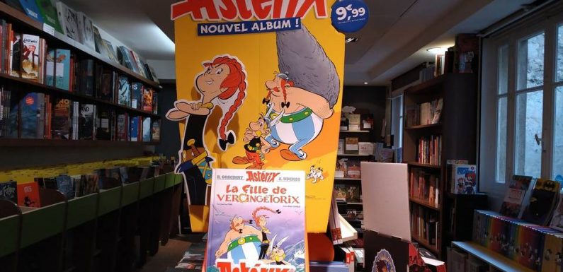 VIDEO. Présentoirs, engouement des lecteurs… On est allé dans une librairie pour la sortie du nouvel album d’Astérix