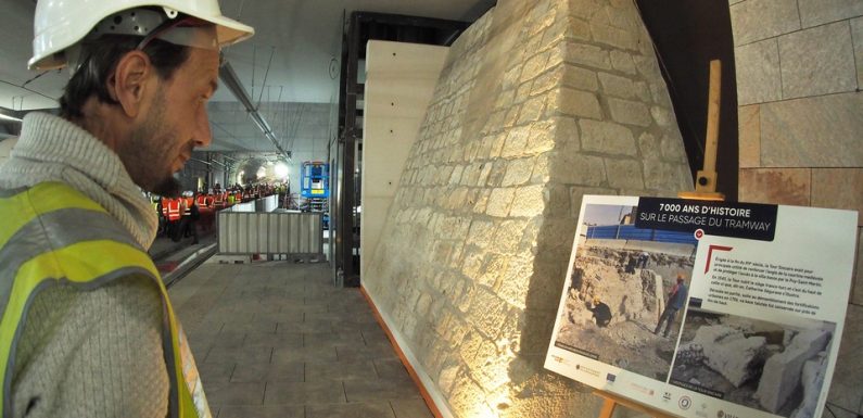 Nice: Un bout d’histoire retrouvé sur le chantier du tramway à admirer sur les quais