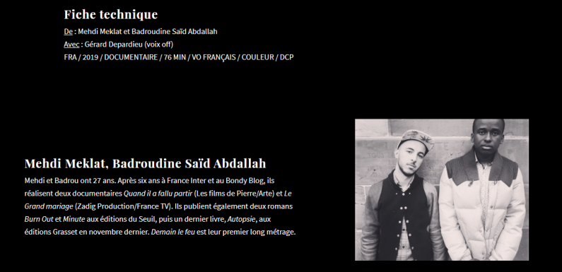 Le retour en grâce de Mehdi Meklat sponsorisé par le CNC, l’agglomération de Bordeaux , la SACEM, le préfet de région et le Service civique ?