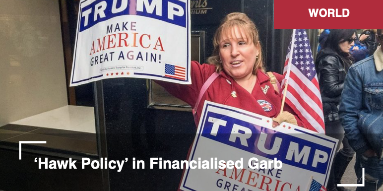 « La politique des faucons » habillée par la finance. Par Alastair Crooke