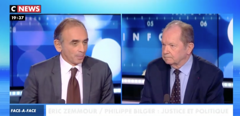 Eric Zemmour face à Philippe Bilger sur le gouvernement des juges