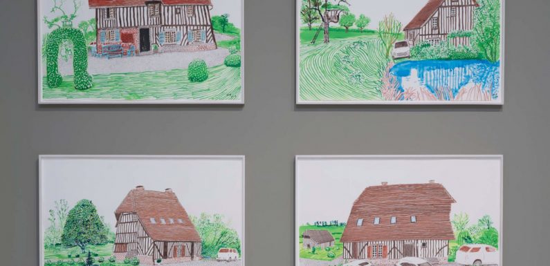David Hockney made in Normandie