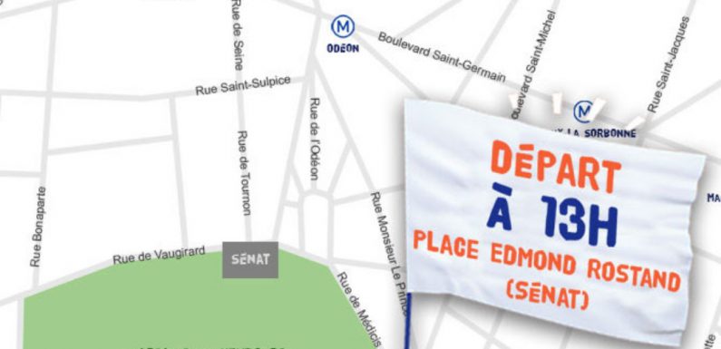 Dimanche 6 octobre : départ à 13h place Edmond Rostand (Paris 6e)