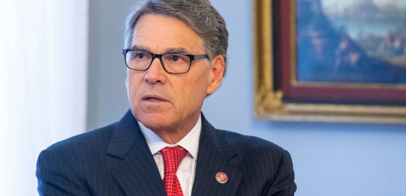 Perry rejects congressional subpoena, insists resignation not related to Ukraine