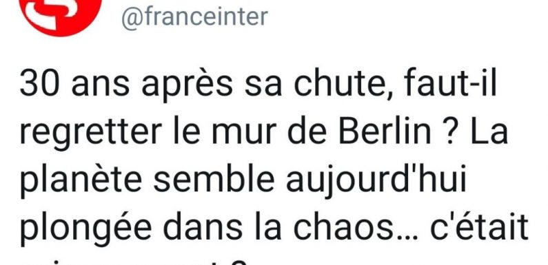 Ils regrettent l’URSS et le Mur de Berlin