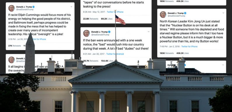 How Trump Reshaped the Presidency in Over 11,000 Tweets