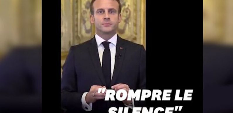 Contre le harcèlement scolaire, Macron s’adresse aux élèves « complices »