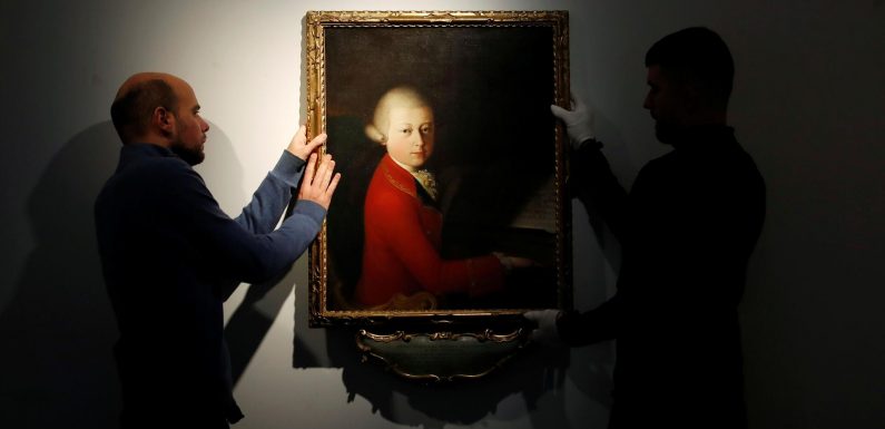 Rare portrait of teenage Mozart to be auctioned in Paris