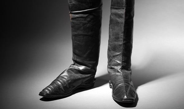 Une paire de bottes de Napoléon bientôt vendue aux enchères
