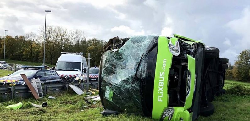 Somme : « Aucun véhicule tiers impliqué » dans l’accident d’autocar sur l’A1 selon le procureur