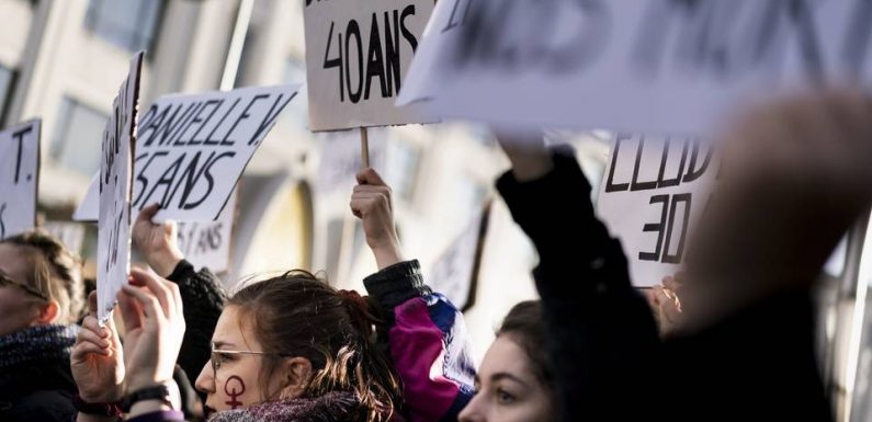 A Bruxelles, des milliers de personnes défilent contre les violences faites aux femmes