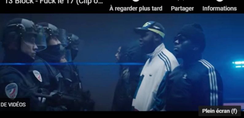 « Fuck le 17 »… Le nouveau clip du groupe de rap « 13 Block » indigne le patron de la police