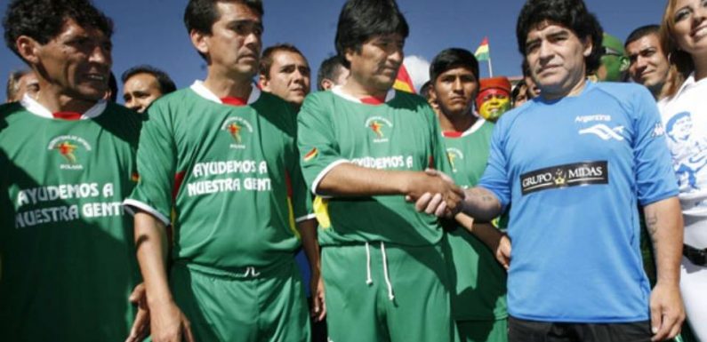 « Je regrette le coup d’Etat orchestré en Bolivie », Maradona soutient Evo Morales