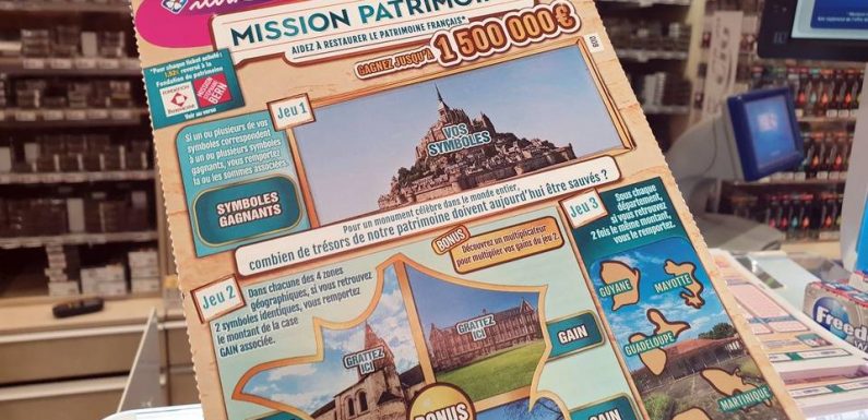 Loto du patrimoine : Un Breton empoche 1,5 million d’euros