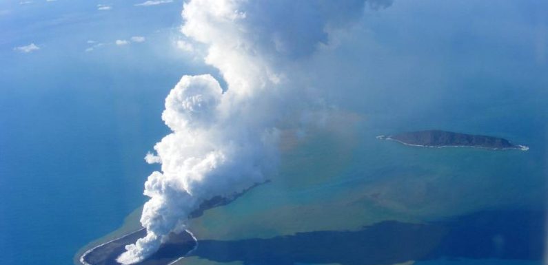 Une éruption volcanique crée une nouvelle île dans l’archipel des Tonga