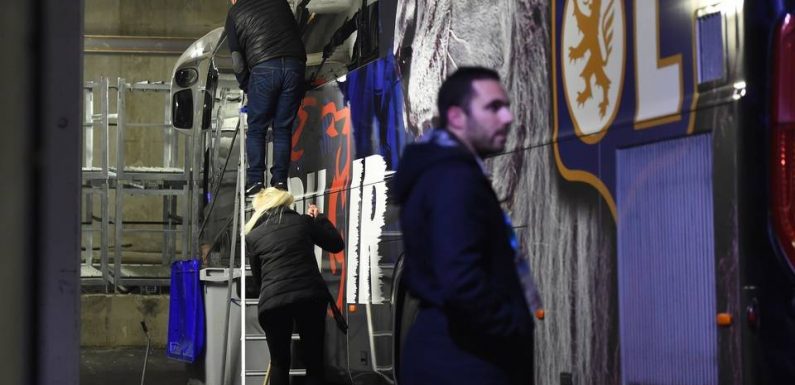 OM-OL : Le bus lyonnais a été caillassé, comme le craignaient les policiers marseillais